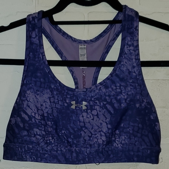 Under Armour Tops - Under Armour Purple Heat Gear Compression Tank Top